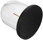Mikinona Small Glass Dome Display Case with Black Base for Decor by Mikinona