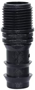 Garden 4PCS Thread Connector to Barb, PE Hose Adapter Drip Irrigation Watering System (Color : SPL11-225-20MM-4PCS) by Unknown
