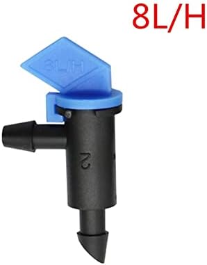 Xiaochen Garden Hose Sprinkler Garden 4L 8L 16L Dripper Agricultural Lawn Drip Irrigation Dripper Nursery Vegetable Watering Tree Water Spike 10 Pieces (Color : Blue) - Image 2