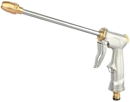 Heavy Duty Metal Garden Sprayer High Pressure Adjustable Water Hose Nozzle Multi Spray Gun for Plant Watering Irrigation(5) by Unknown