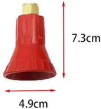 2PCS Atomization Adjustable Nozzle Garden Plastic Alloy Cyclone sprayer nozzle(Horn mouth spray) - Image 2