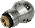 High Pressure Sewer Jetter Ball Nozzle - Stainless Steel 3/8" Threaded Cleaning Tool for Pipe Maintenance(3/8 Female 50LPM) - Image 4