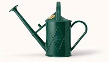 Indoor Plastic Watering Can | The HAWS The Bartley Burbler - Two Pint | Pot Waterer | Fine Spray Rose - Green - Image 3