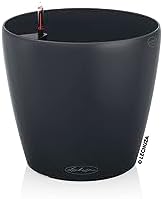Classico Color 28 Slate, Self-Watering Round Planter, D11 H10.2 in by LECHUZA