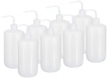 PATIKIL 1000ml Wash Bottle, 8pcs Plastic Squeeze Bottle Narrow Mouth Bottle Watering Tools Foam Bottle for Green Soap Cleaning Washing Irrigation, Clear by PATIKIL