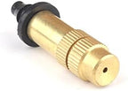 Gardening Irrigation Dripper 50 Pieces of Brass Adjustable Atomizing Nozzle, Micro Irrigation Atomizing Nozzle, Household Garden Cooling and Humidifying System Sprayer - Image 4