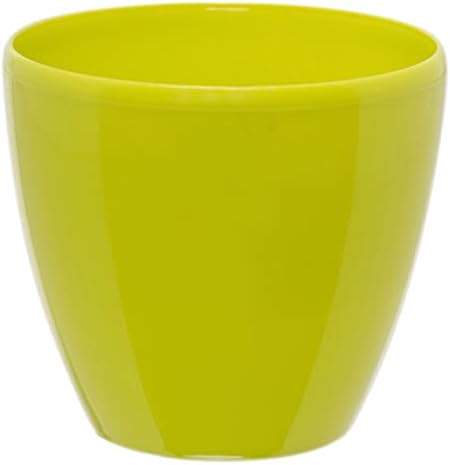 DECOPOTS - 3 Pack Self Watering Planter - Indoor/Outdoor Decorative Flower Pot with Drainage Cartridge and Water Level Indicator (6.7", Lime) - Image 2