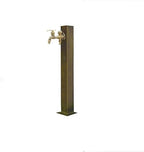 304 Stainless Steel Water Column for Garden, Durable Outdoor Hose & Faucet for Irrigation & Cleaning, Square Design for Patios & Yards, Size 3 by Unknown