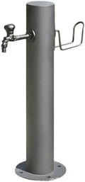 Cylindrical Garden Water Column Freestanding Outdoor Water Tap with Hose Holder,Antifreeze Water Hydrant Heavy-Duty Garden Water Fountain(50x20.5cm) by PZEOB