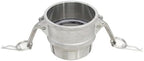 3" Female Camlock x 3" Male NPT Adapter - Stainless Steel 316 Type B - Heavy Duty, Industrial Use, Corrosion Resistant, Quick Connect Fitting - Image 3