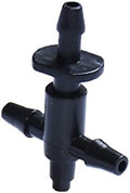 Xiaochen Garden Plumbing Hose Adapter Dripper Tee Water Divider Drip Irrigation 3-Way Connector Drip Arrow Adapter 3/8 Barb Connector 50 Pieces (Color : Black) by Unknown