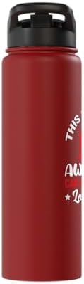 Awesome Car Restorator Oldtimer Cars Mechanic Stainless Steel Insulated Water Bottle - Image 4
