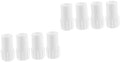 Male Iron Thread Flexible Tap Adapters Hose Connector Fittings Set,Air Line Connectors Hose Fitting Quick Connectors Air Coupler and Plug Set, 4Pcs Replace Pool Hose Coupler White Connector Inlet Conn by Unknown