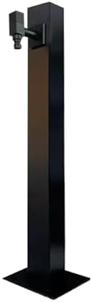 Pool Fountain Acrylic Waterfall Spillway Decorative Water Feature,Outdoor Water Column Fountain, Freestanding Garden Hose Holder with Faucet for Courtyard Deco by Unknown