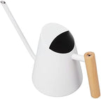 Tyenaza Watering Can Indoor Plants, Stainless Steel Long Spout Watering Pot with Wooden Handle, Modern Decorative Watering Pot for Garden Bonsai Indoor Outdoor (White) - Image 7