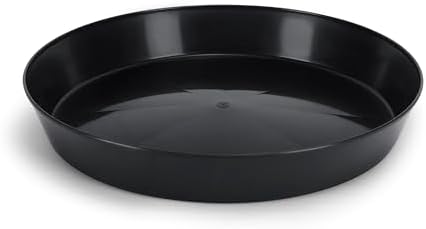14 Inch Black Plant Saucer Case of 5 Plant Saucer - Image 2