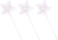 Abaodam 3pcs Glass Star Self-Watering Globe Stakes, Decorative by Abaodam
