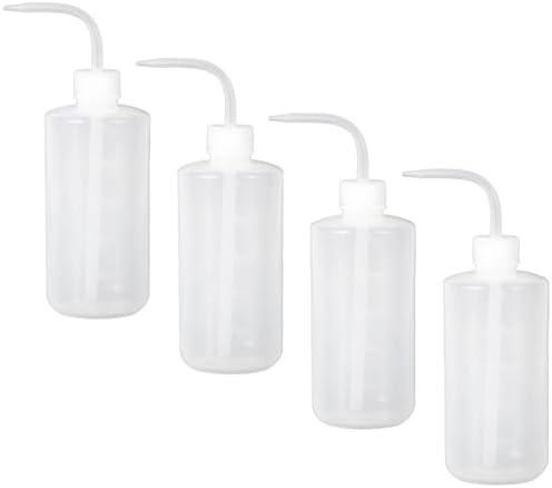 Generic 4 Pcs for Plants 16.9 Fl Oz / 500 Ml Squeeze Bottle, with Nozzle Curved Spray Bottles, Watering for Precision, and Indoor Plants Great for, Mixing Fertilizer and Cleaning by Unknown