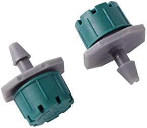 Lawn Garden Sprinkler 500 Pieces Garden Drip Irrigation System Adjustable 8-Hole Green Dripper Sprinkler Potted Flowers and Vegetables Watering Transmitter - Image 6