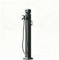 Stainless Steel Garden Water Column Frost Outdoor Faucet Stand by Unknown
