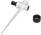 5PCS Lawn Sprinkler Spike,Connector Base for Yard,Metal Watering Zinc Alloy Water Thru,Impact Head,Heavy Duty Adjustable Coverage Nozzle,1/2inch Female Thread Side External - Image 4