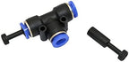 Garden Plumbing Hose Adapter Sliding Lock Quick Connector End Plug Agricultural Greenhouse Greenhouse Irrigation Mist Cooling System Connector Closure Tool 20 Pieces (Color : Blue) - Image 6
