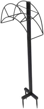 Iron Stand Freestanding Garden Hose Holder for Outdoor Storage by GLEAVI