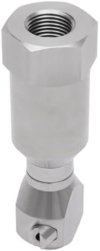 1/2" Cleaning Nozzle, 360° Rotating Spray Nozzle, 303 Stainless Steel Washing Nozzle, 50L/Min Flow High Pressure Continuous Rotary Washer Nozzle for Barrel Tank Cleaning - Image 6