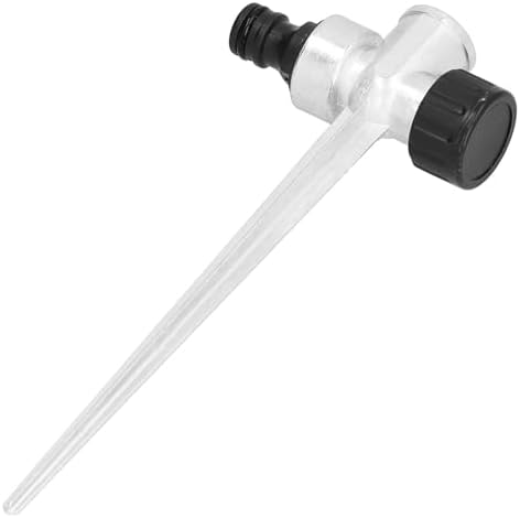 5PCS Lawn Sprinkler Spike,Connector Base for Yard,Metal Watering Zinc Alloy Water Thru,Impact Head,Heavy Duty Adjustable Coverage Nozzle,1/2inch Female Thread Side External - Image 3