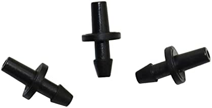 Spray Water Connection Greenhouse 4mm Single Barb Straight Connector Garden Water Quick Connector Drip Irrigation Accessories Agricultural Tools 50 Pieces by Unknown