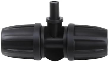 5/16 Inch (1/4Inch) Irrigation Fittings Coupling,Barbed Tee Connectors For (5/16" ID X0.43-0.47" OD) Drip Tubing Barbed Connectors Pack of 20/50/100 (100,5/16-1/4Equal Tee With Flat Head) by WOVSTNOV