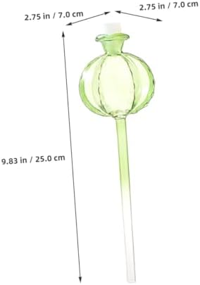 2pcs Cactus Shaped Glass Self Watering Stakes for Plants - Image 7