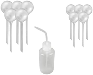 Plant Watering Globes Automatic Plant Watering Bulbs House Garden Water Can Spike Flower Houseplant Device Drip Irrigation System(10PCS SL Set F) by Unknown