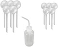 Plant Watering Globes Automatic Plant Watering Bulbs House Garden Water Can Spike Flower Houseplant Device Drip Irrigation System(10PCS SL Set F) by Unknown