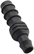 Hose Connector Adapter DN20 To DN16 Pipe Barb Straight Through Two-way Connector 17mm Sealing Ring Drip Irrigation Tool Hose Connector Plumbing Pipe Fittings (Color : Black) by Unknown