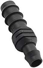 Garden Plumbing Hose Adapter DN20 To DN16 Pipe Barb Straight Through Two-way Connector 17mm Sealing Ring Drip Irrigation Tool Hose Connector Plumbing Pipe Fittings (Color : Black) by Unknown