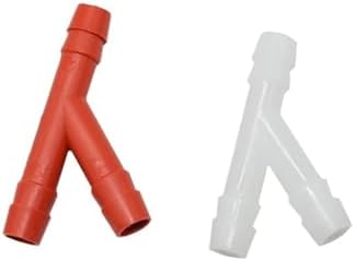 Hoses Connector 10mm 3 Way Manifold Y Connector Hose Garden Irrigation tee Barb drip Irrigation Fittings 300pcs(White) - Image 2