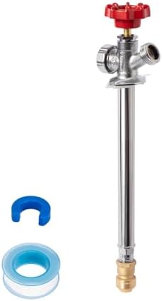 SUNGATOR 10" Frost Free Sillcock, 1/2" Push Connect x 3/4" GHT Hose Bibb by SUNGATOR