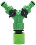 2-Way Garden Tap Y Splitter 1/2 3/4 Thread Hose Joint by Unknown