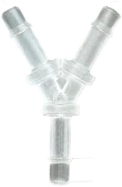 5Pcs Tee Connector Hose Barb Fitting Y Shaped Air Water Flow Splitter Plastic Tubing Joint For Drip Irrigation Aquariums Garden(10mm Y Tee 5pcs) - Image 3