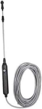 Pssopp Garden Sprayer Wand Battery Powered Hose Nozzle with Telescopic Stainless Steel Rod 35.04in Interchangeable Nozzles and 32.81ft Hose for Gardening Cleaning (Type 1 10m) - Image 3