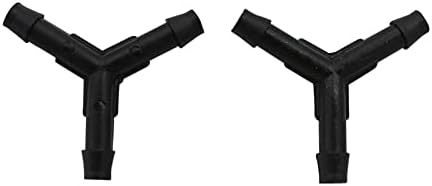 Leakproof Hose Fittings Y-shaped Barb Hose Connector Gardening Accessories Water Divider Agricultural Greenhouse Drip Irrigation Accessories 100 Pieces by Unknown