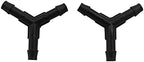 Spray Water Connection Y-shaped Barb Hose Connector Gardening Accessories Water Divider Agricultural Greenhouse Drip Irrigation Accessories 100 Pieces by Unknown