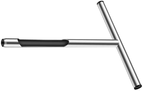 Heavy-duty Stainless Steel T-handle Soil Sampler Probe for Lawn Care by Angoily