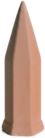 Terracotta Self Watering Spike for Plants, Natural Clay Irrigation Stake Fits Standard Bottles, 7.1 Inch Garden Dripper for Indoor Potted Plant Care (1 Pack) by Unknown