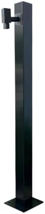 Floor Mounted Faucet Outdoor Water Pipe Vertical Fountain Irrigation Column,Frost-Free Outdoor Faucet with Garden Hose Extender, Stainless Steel Square Spigot, Freestanding Hose Holder & Rem by Unknown