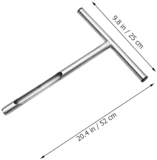 Handle Soil Sampler Probe Durable Stainless Steel Soil Sampling Tool for Gardening and Lawn Maintenance Easy to Clean Skid Design - Image 2