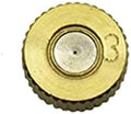 Sprinklers 50 Pcs 3/16" Thread 0.2/0.3/0.4/0.5mm Brass Misting Nozzles Garden Greenhouse Flower Plant Irrigation System Atomizing Sprayers(0.3mm) by Unknown