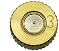 Sprinklers 50 Pcs 3/16" Thread 0.2/0.3/0.4/0.5mm Brass Misting Nozzles Garden Greenhouse Flower Plant Irrigation System Atomizing Sprayers(0.3mm) by Unknown