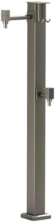 Garden Watering Fountain Hydrant, Garden Hose Holder with Brass Faucet,freestanding Antifreeze Faucet Water Dispenser(Color:Side Water Inlet,Size:Double Faucet) by Unknown